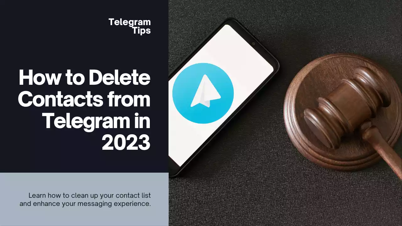 How to Delete Contacts from Telegram
